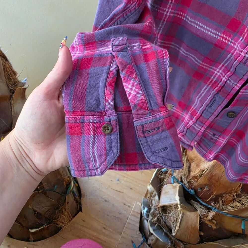 Vintage American Eagle Plaid Shirt - Picture 7 of 8